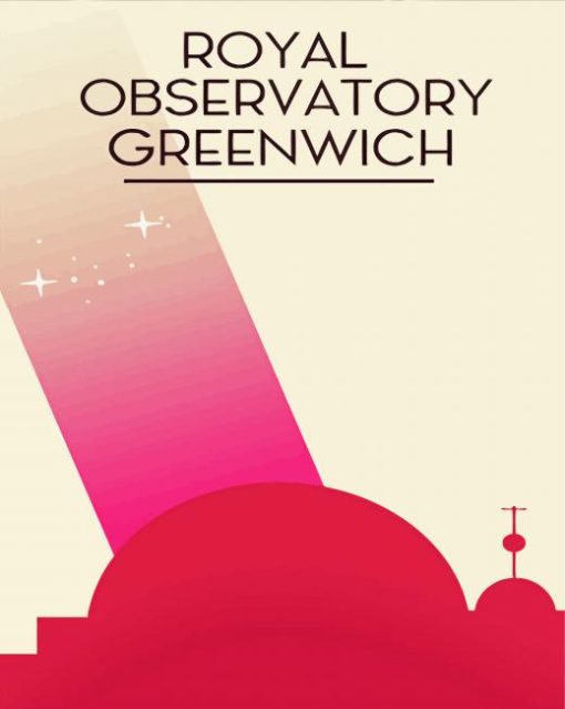 Royal Observatory Greenwich Poster Paint By Numbers