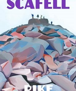 Scafell Pike Illustration Poster Paint By Numbers