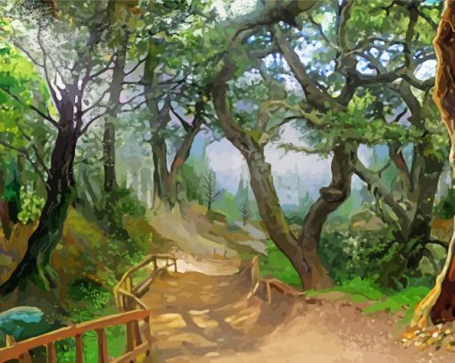 Sherwood Forest Art Paint By Numbers