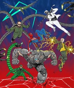 Sinister Six Paint By Numbers