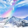 Snow And Rainbow Paint By Numbers