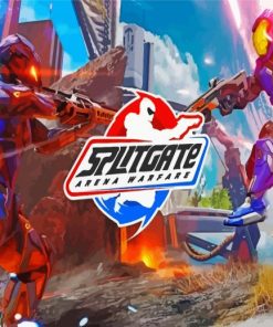 Splitgate Poster Paint By Numbers
