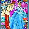 Stained Glass Disney Cinderella Princess Paint By Numbers