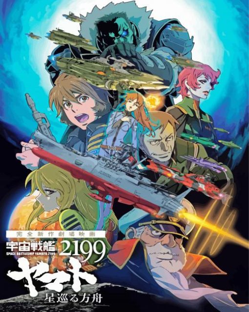 Star Blazers Anime Poster Paint By Numbers