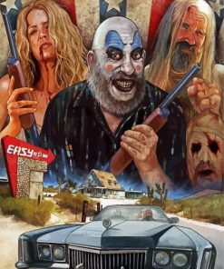 The Devil's Rejects Illustration Paint By Numbers