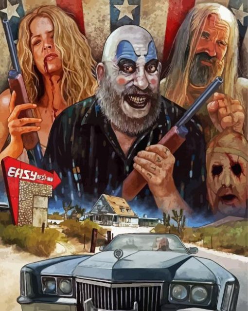 The Devil's Rejects Illustration Paint By Numbers