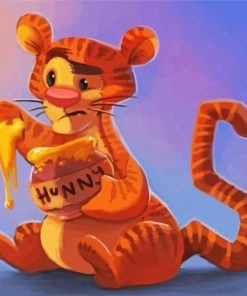 Tigger Character Art Paint By Numbers