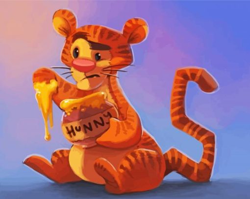 Tigger Character Art Paint By Numbers