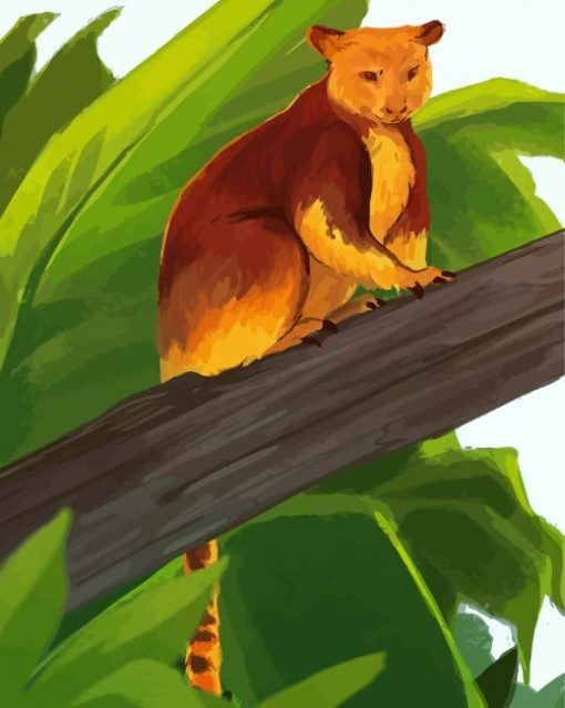 Tree Kangaroo Paint By Numbers