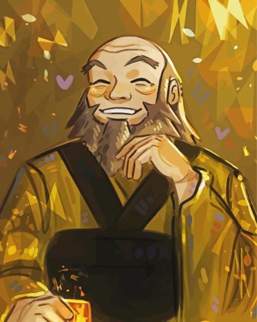 Uncle Iroh Anime Paint By Numbers