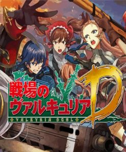 Valkyria Chronicles Anime Poster Paint By Numbers