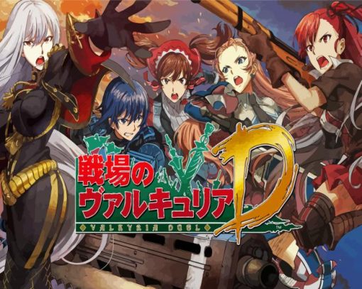 Valkyria Chronicles Anime Poster Paint By Numbers