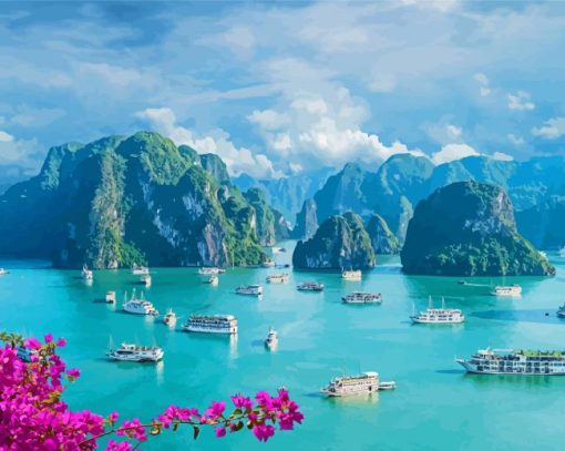 Vietnam Halong Bay Paint By Numbers