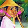 Vietnamese Little Girl Paint By Numbers