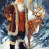 Woodland Santa Paint By Numbers