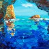 Abstarct Capri Island Art Paint By Numbers