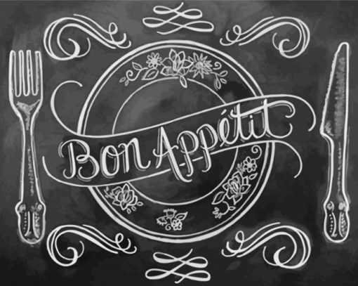 Aesthetic Bon Appetit Paint By Numbers