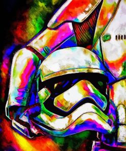 Aesthetic Colorful Stormtrooper Paint By Numbers