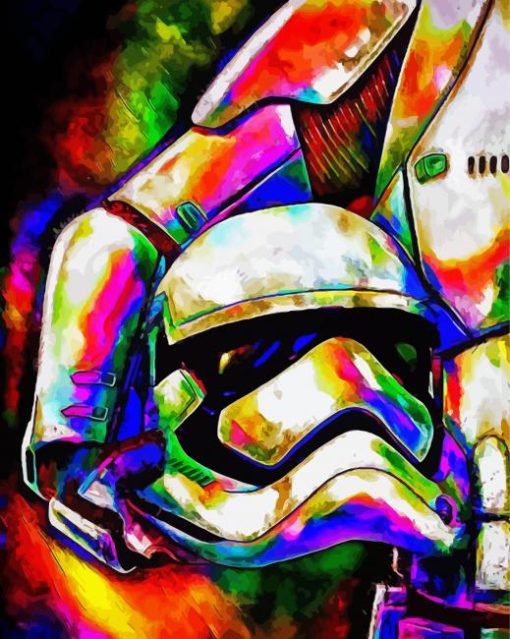 Aesthetic Colorful Stormtrooper Paint By Numbers