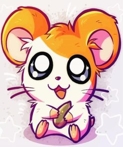 Aesthetic Hamtaro Paint By Numbers