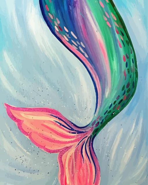 Aesthetic Mermaid Tail Paint By Numbers