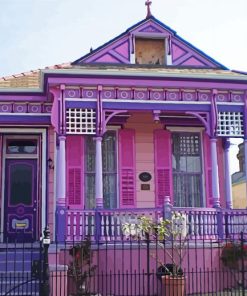 Aesthetic Purple New Orleans Paint By Numbers