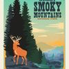 Aesthetic Great Smoky Mountains National Park Poster Paint By Numbers
