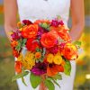 Beautiful Wedding Flowers Paint By Numbers