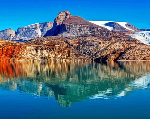 Beautiful Landscape Nunavut Paint By Numbers