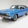 Blue 1969 Chevelle Ss 396 Paint By Numbers