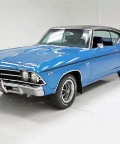 Blue 1969 Chevelle Ss 396 Paint By Numbers