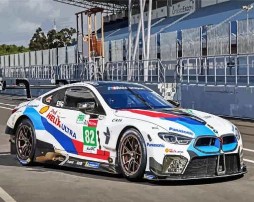 Bmw M8 Gte Paint By Numbers