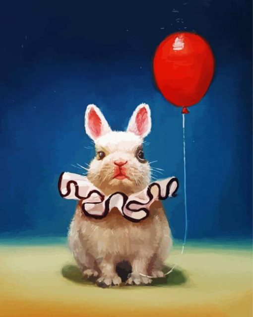 Cute Rabbit By Lucia Hefferna Paint By Numbers