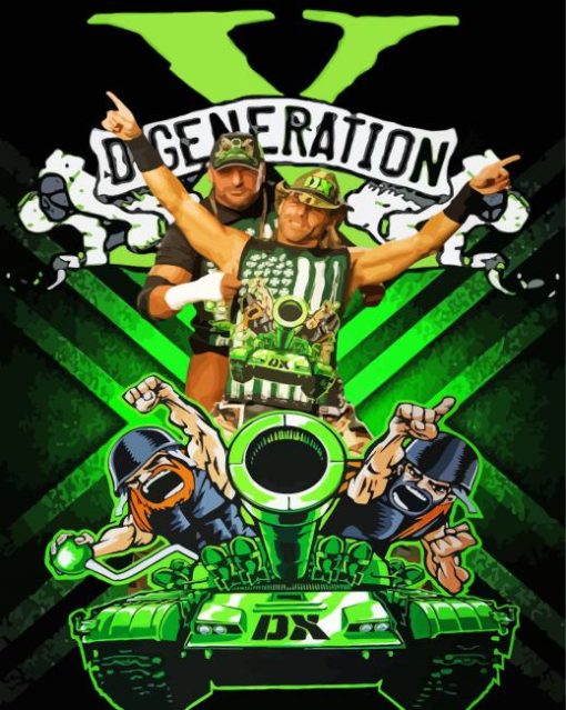 D Generation X Poster Art Paint By Numbers