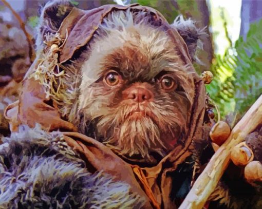 Fictional Ewok Paint By Numbers