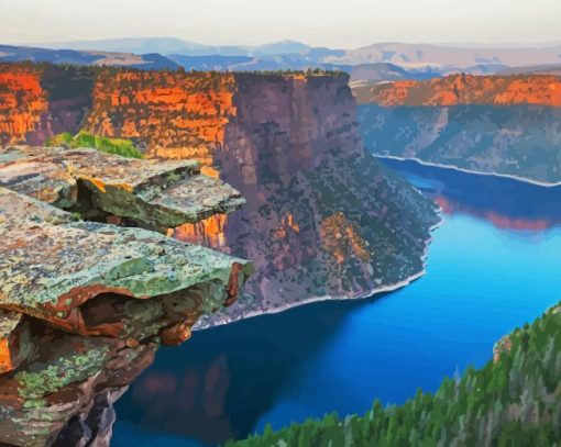Flaming Gorge Paint By Numbers