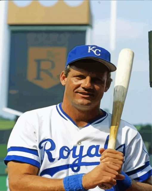 George Brett Paint By Numbers