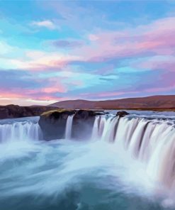 Godafoss Paint By Numbers