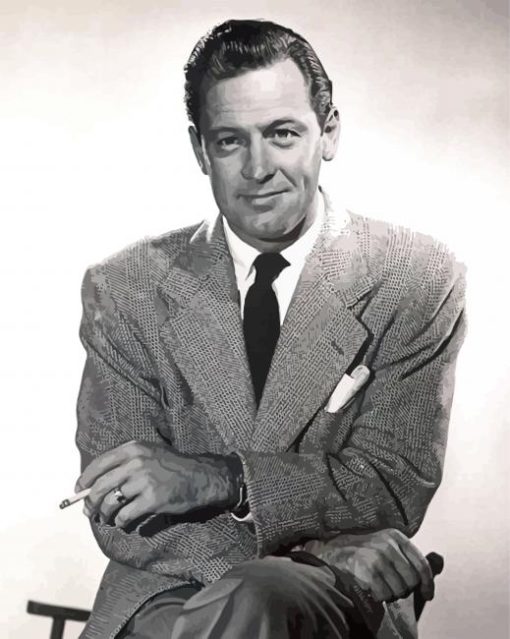 Monochrome William Holden Paint By Numbers