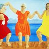 Old Fat Ladies Dancing Paint By Numbers