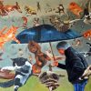 Raining Cats And Dogs Paint By Numbers