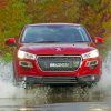 Red Peugeot 4008 Car Paint By Numbers