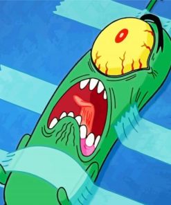 Screaming Plankton Paint By Numbers