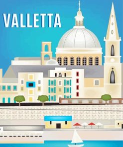 Sliema Malta Paint By Numbers