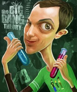 The Bing Bang Theory Sheldon Cooper Paint By Numbers