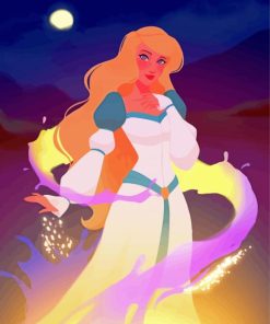 The Cute Swan Princess Odette Paint By Numbers