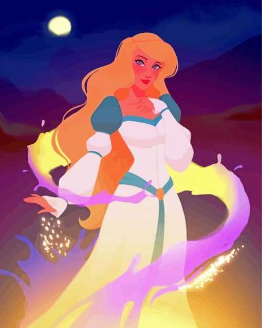 The Cute Swan Princess Odette Paint By Numbers