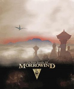 The Elder Scrolls Morrowind Video Game Poster Paint By Numbers
