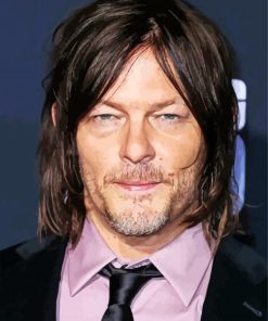 Norman Reedus Actor Paint By Numbers