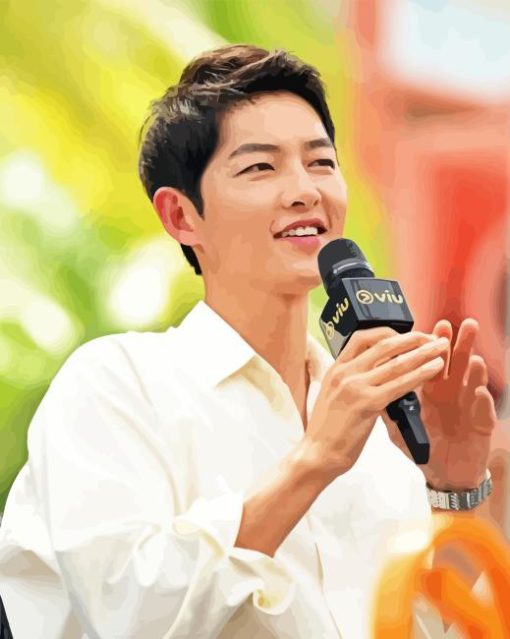 Actor Song Joong Ki Paint By Numbers